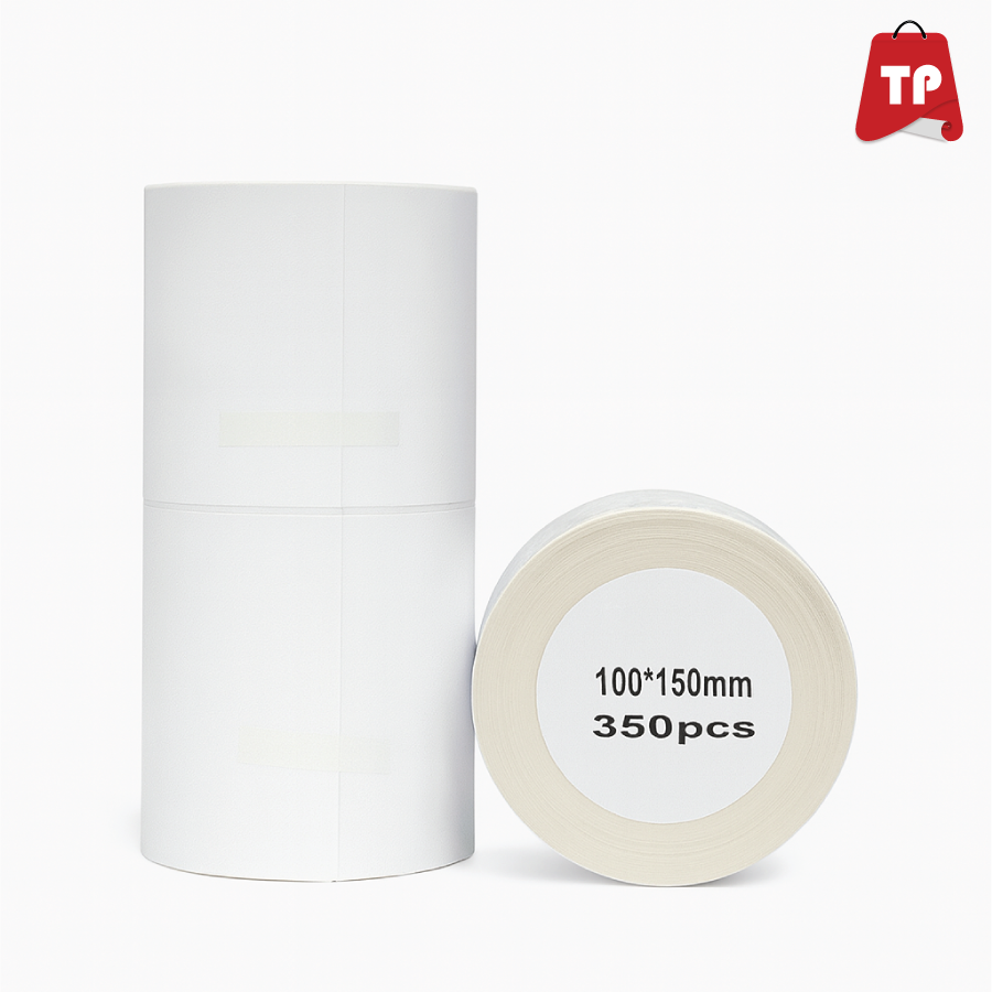 สติ๊กเกอร์ลาเบลความร้อน 100x150 mm. (แบบม้วน) 7 สติ๊กเกอร์ความร้อน 100x150 มม. 500pcs/roll