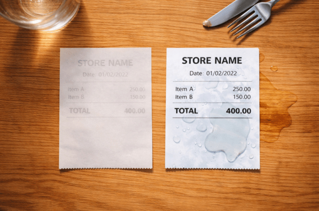 ใบเสร็จรับเงิน