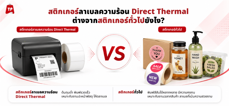 สติกเกอร์ Direct thermal